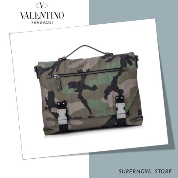Valentino Other - Valentino Garavani Camouflage Messenger Bag NWT